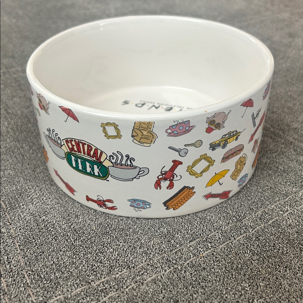 FRIENDS White Ceramic Bowl